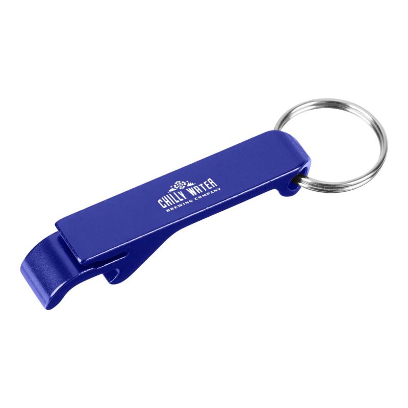 Slim Aluminum Bottle Opener Keychain - 4