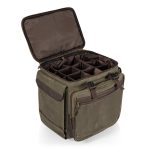 Somm 12 Bottle Wine Tote with wheels- Khaki/Brown - 3