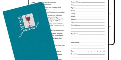 Wine Journal w/ Shimmer Cover - 1